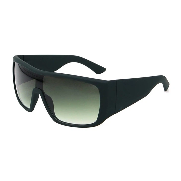 Straight Top Trendy Uni-len One Piece Sunglasses For Men & Women 490802